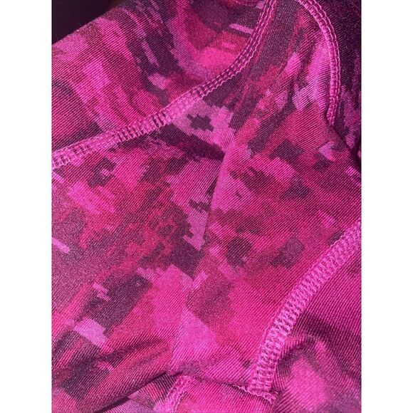 The North Face Printed‎ Leggings Womens Small Mid Rise Athletic Fuchsia Pink - Picture 5 of 5